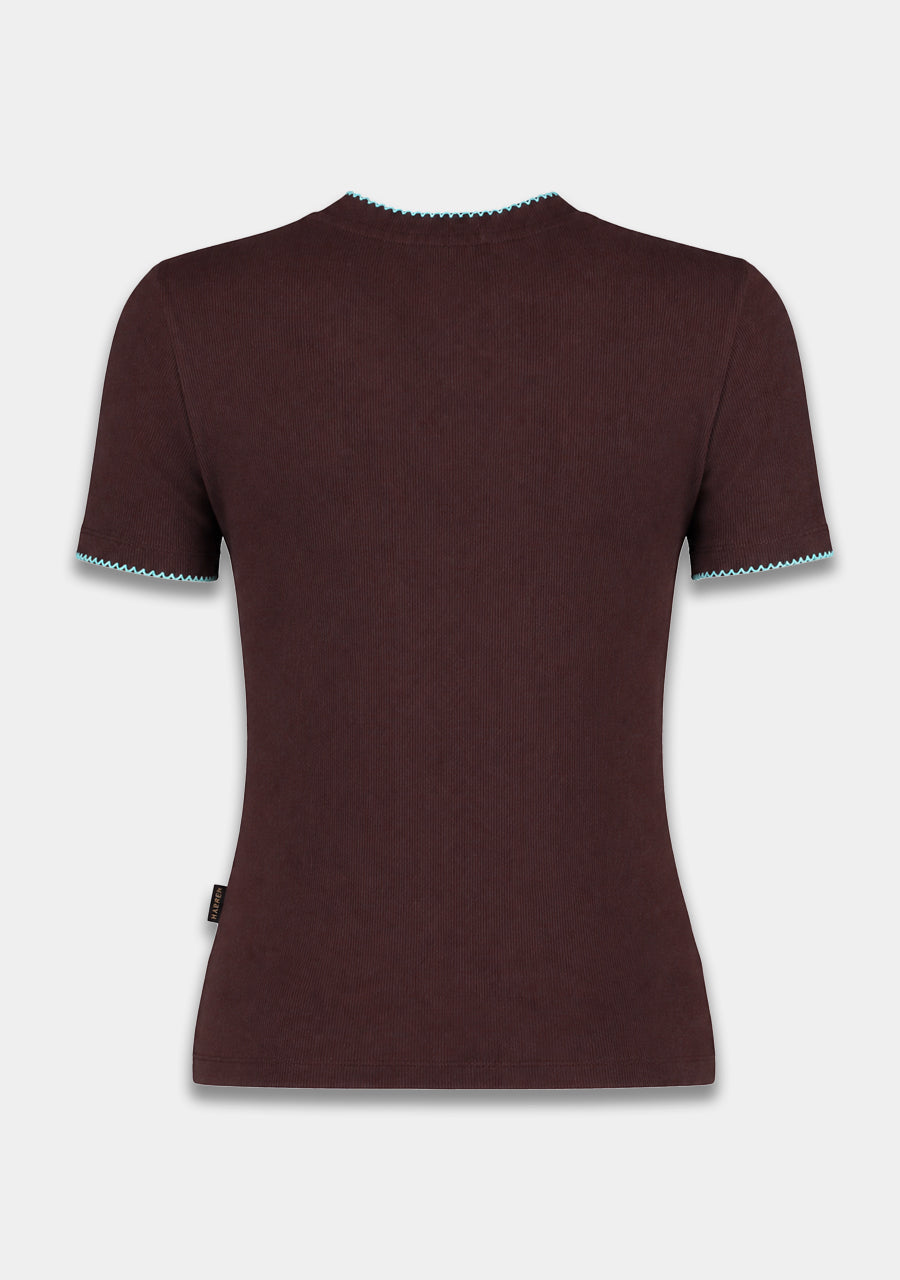 Shirt Cammy | Hot fudge | Harper & Yve