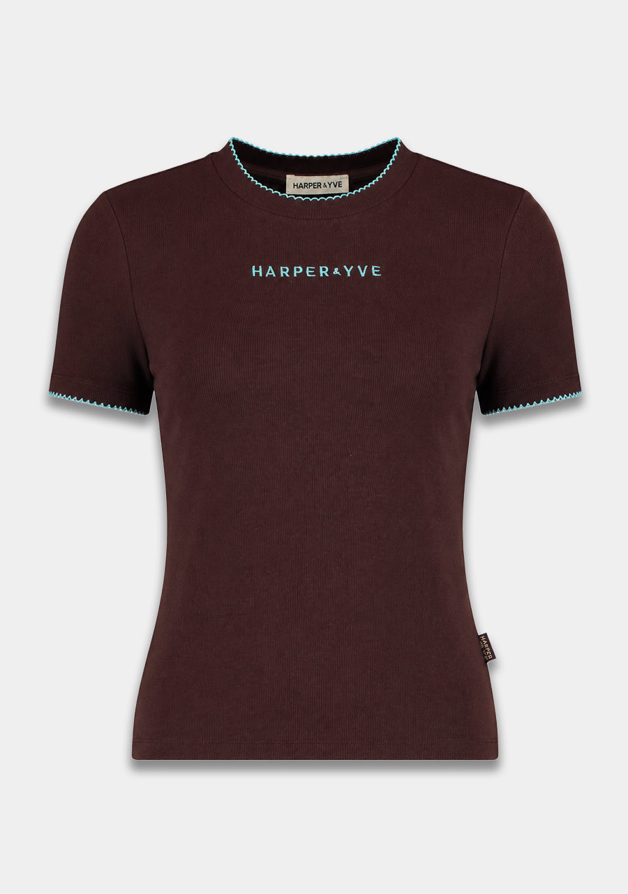 Shirt Cammy | Hot fudge | Harper & Yve