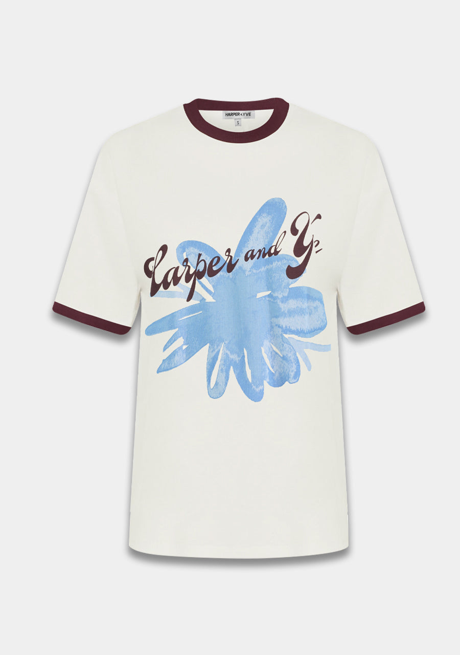 Shirt Flower | Ecru | Harper & Yve