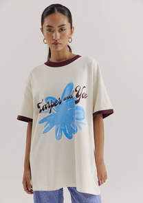 Shirt Flower | Ecru | Harper & Yve
