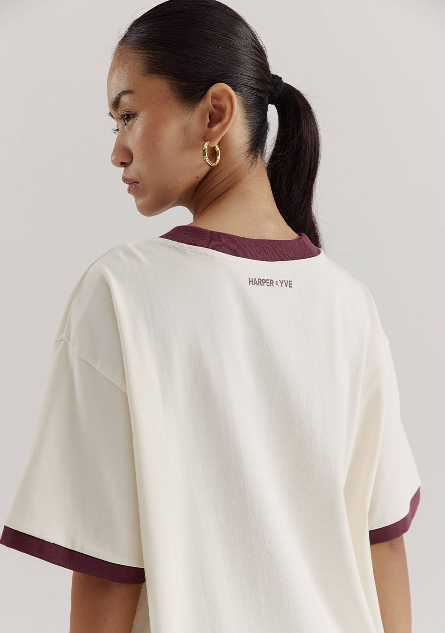 Shirt Flower | Ecru | Harper & Yve