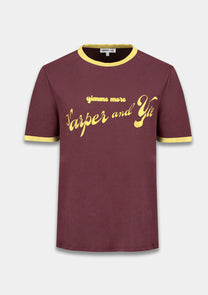 Shirt Gimme more | Wine berry | Harper & Yve