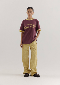Shirt Gimme more | Wine berry | Harper & Yve