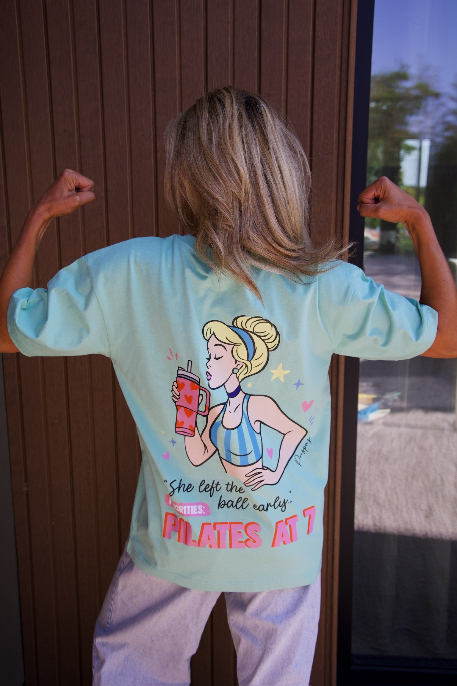 Shirt Sporty Princess | Mint | Studio Poespas