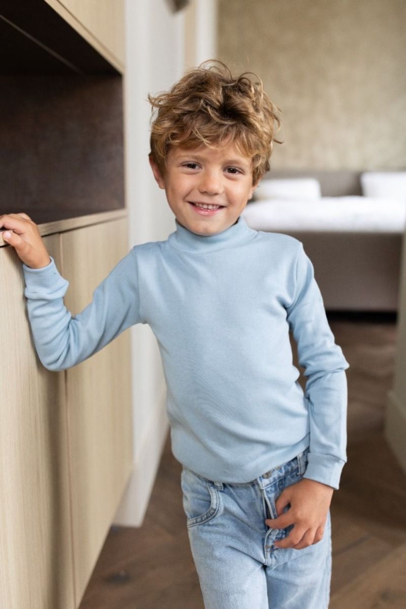 Shirt Luca turtle neck | Kleurrijk | Unisex