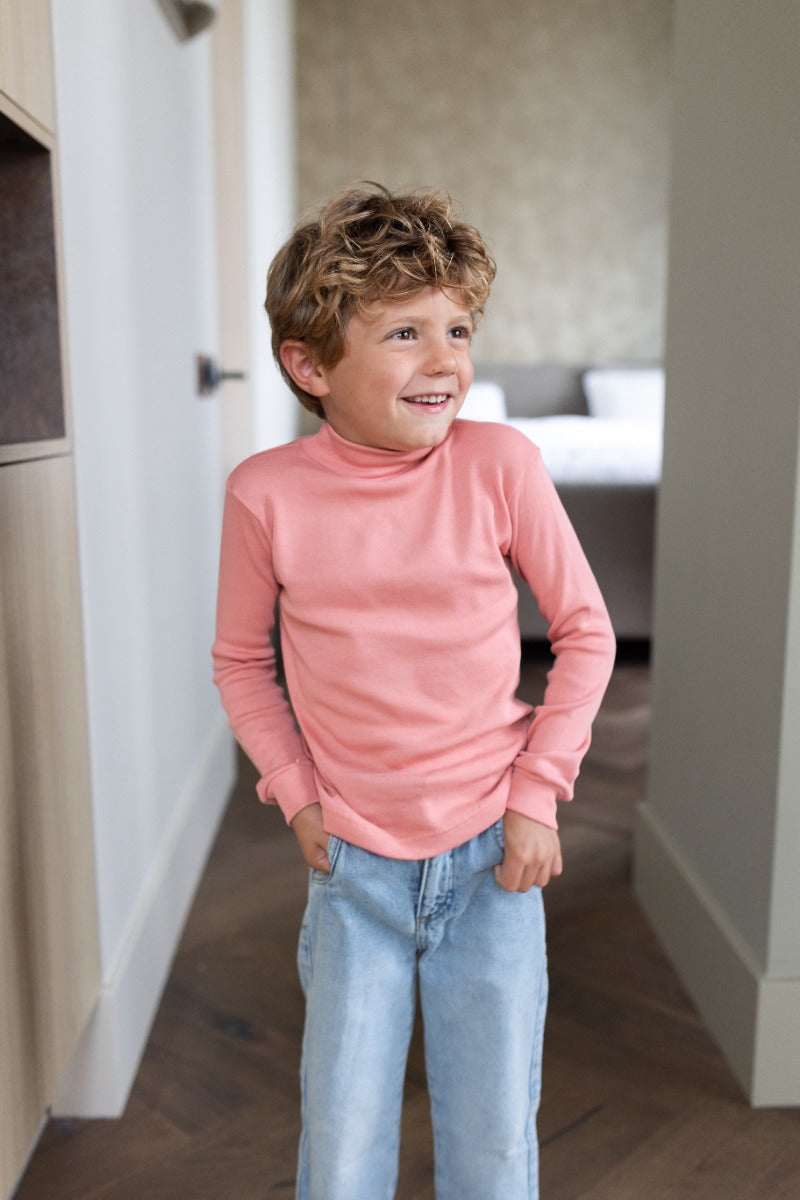 Shirt Luca turtle neck | Kleurrijk | Unisex