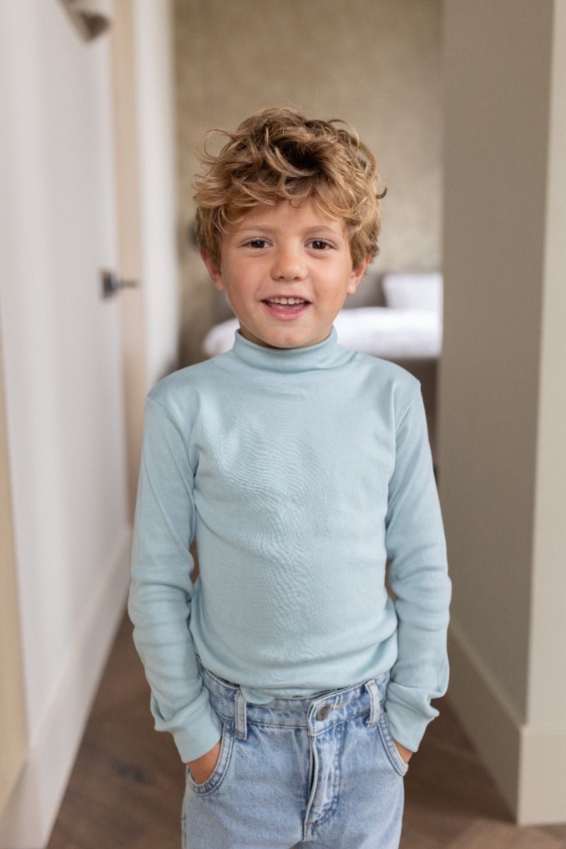Shirt Luca turtle neck | Kleurrijk | Unisex