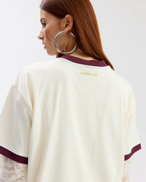 Shirt club avocado | Ecru | Harper & Yve