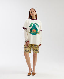 Shirt club avocado | Ecru | Harper & Yve