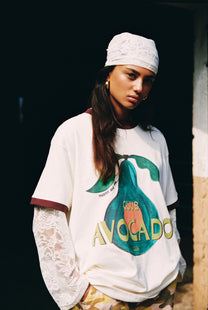 Shirt club avocado | Ecru | Harper & Yve