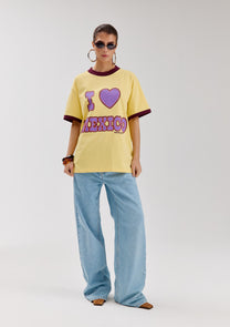 Shirt Mexico | Light yellow | Harper & Yve