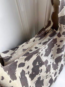 Shopper Choco chip | Cow print | Studio Poespas