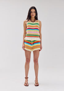 Short Clara | Multi stripe | Harper & Yve