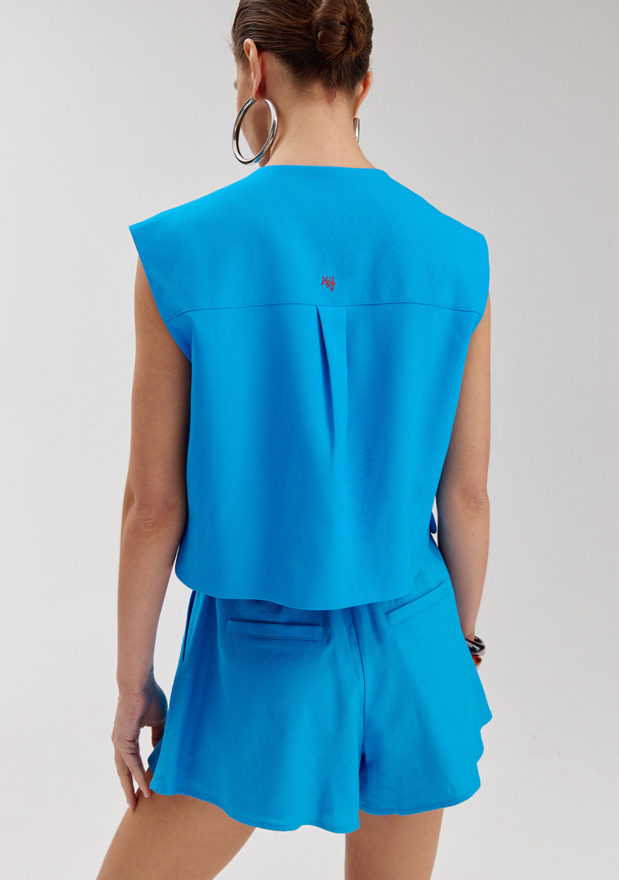 Short Lacy | Intense blue | Harper & Yve