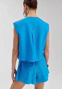 Short Lacy | Intense blue | Harper & Yve