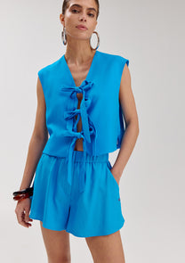 Short Lacy | Intense blue | Harper & Yve