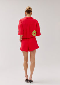 Short Tessa | Poppy red | Harper & Yve