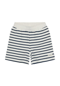 Shorts sweat stripe | Medieval blue | En Fant