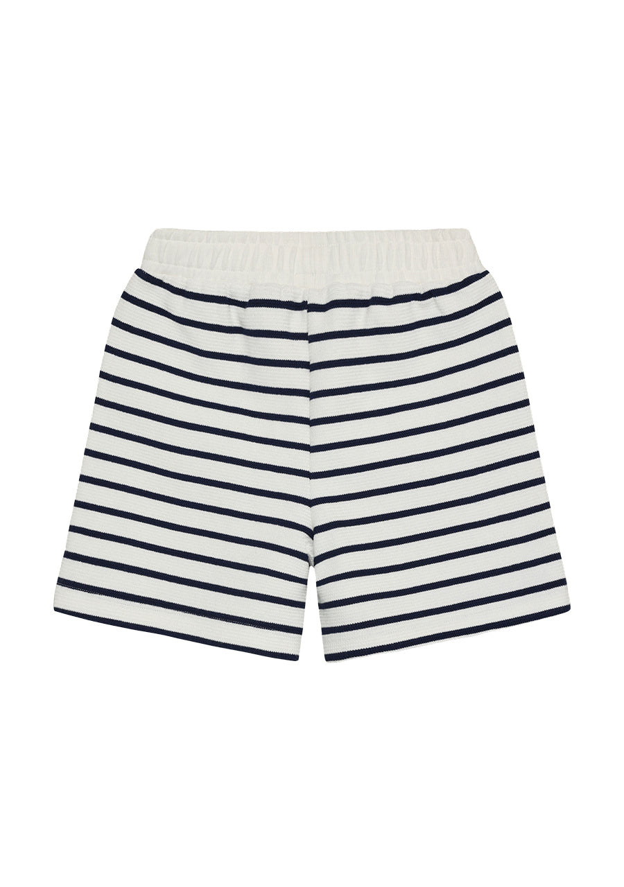 Shorts sweat stripe | Medieval blue | En Fant