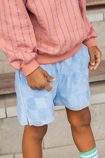 Shorts terry block | Forever blue | Sproet & Sprout