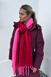 Sjaal strawberry soft | Red/pink | Studio Poespas