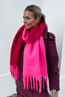 Sjaal strawberry soft | Red/pink | Studio Poespas