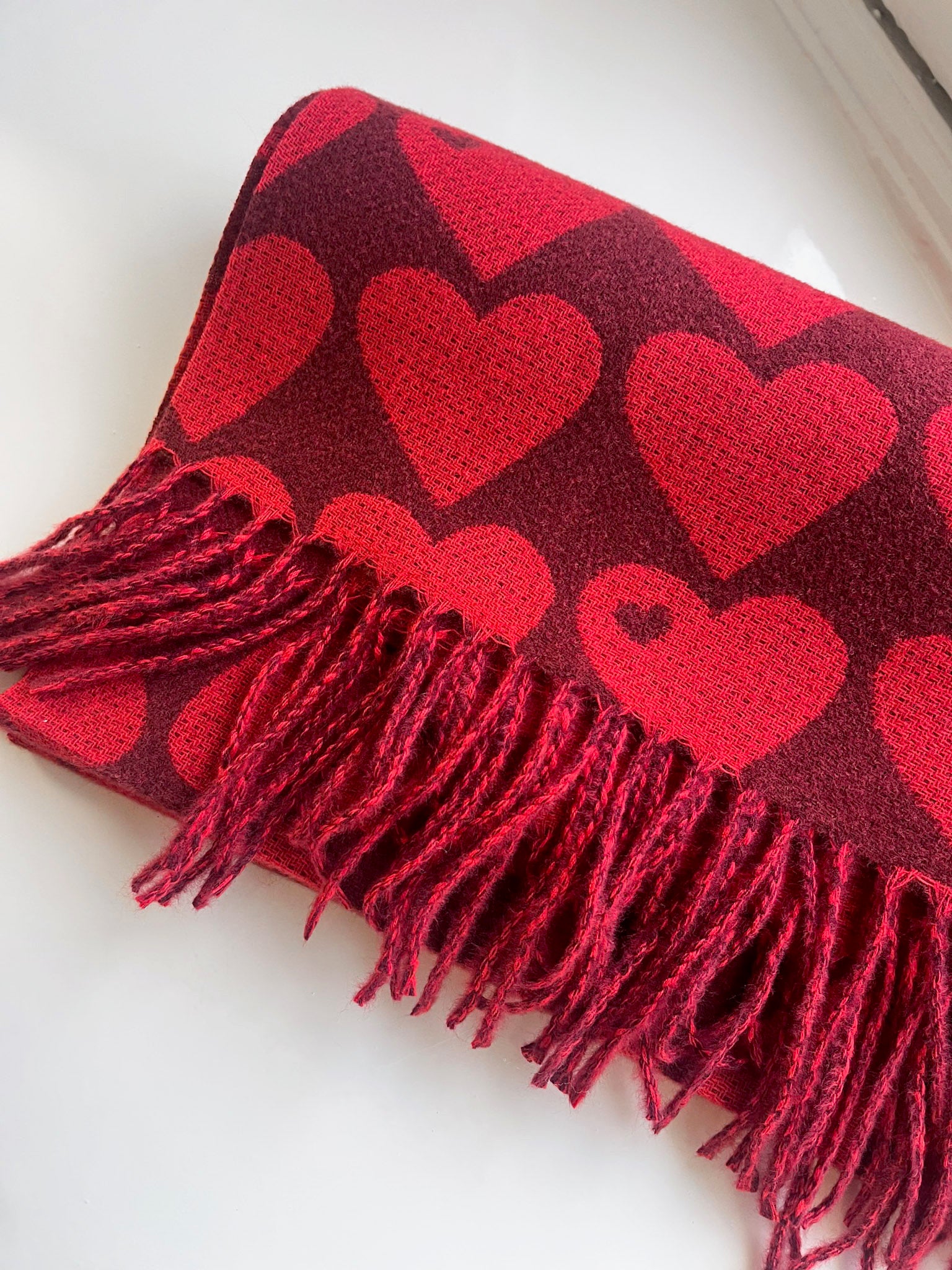 Sjaal lovely | Red | Studio Poespas