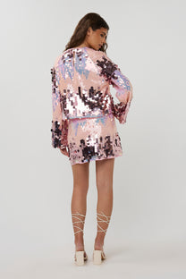 Skirt DJ | Multi print pink | Studio Amaya
