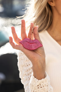 Sleutelhanger Shiny lips | Studio Poespas
