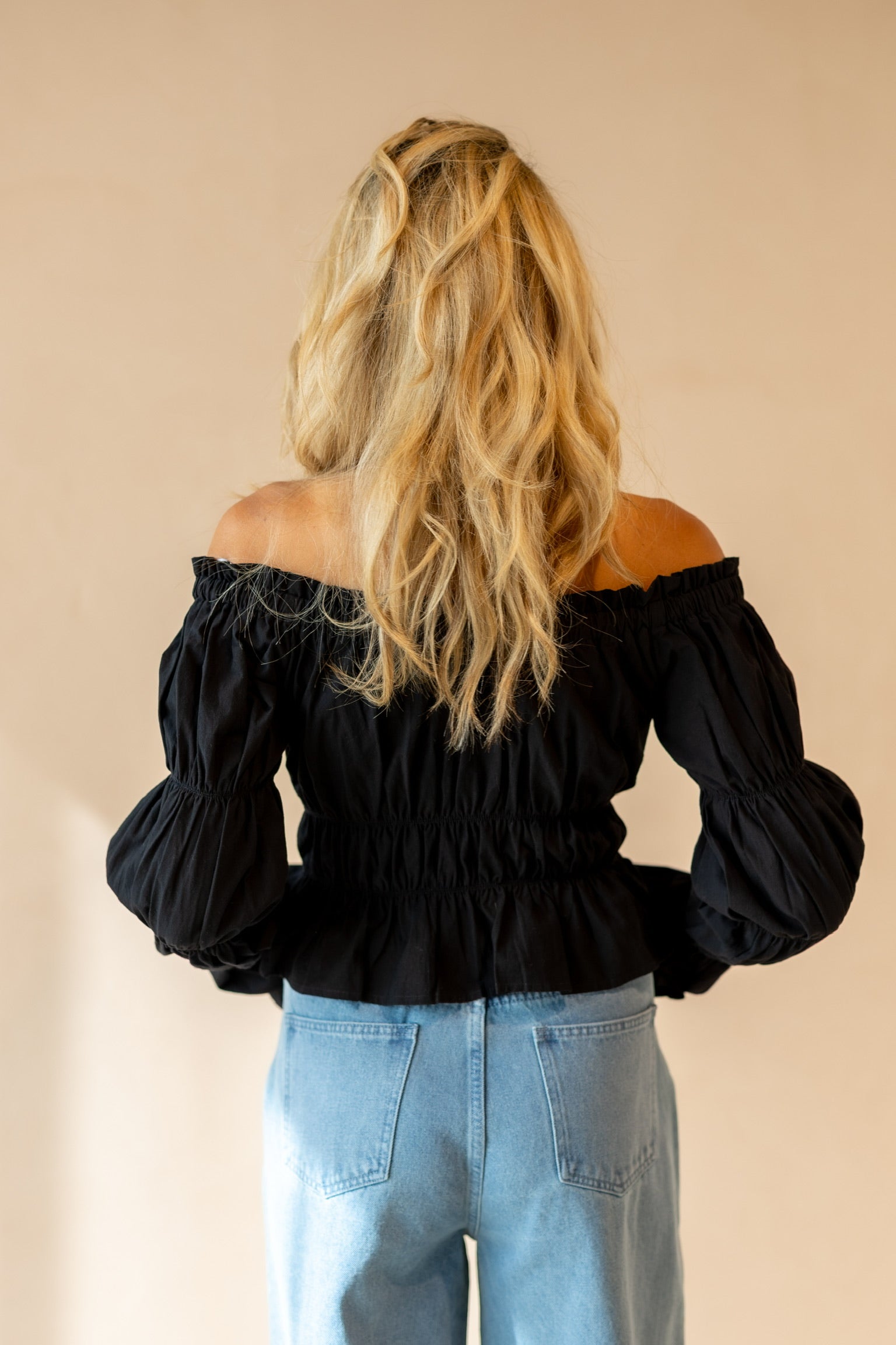 Smock top Laana | Black | Refined Department