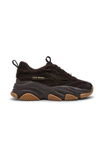 Sneaker Possession-E | Choco brown suede | Steve Madden
