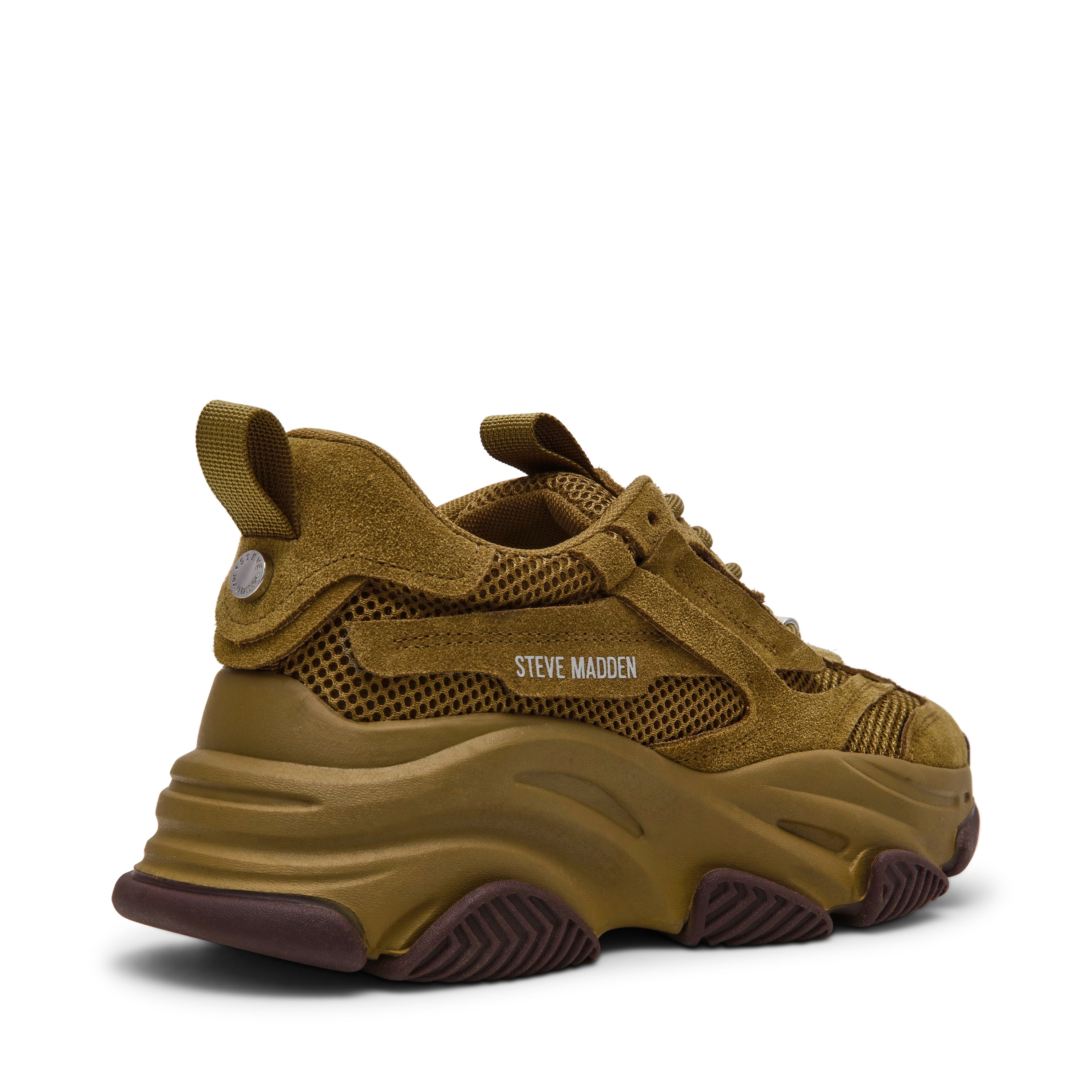 Sneaker Possession-E | Khaki suede | Steve Madden