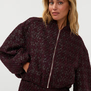 Snowfall Jacket | Aubergine | Amaya Amsterdam