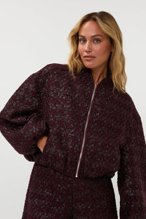 Snowfall Jacket | Aubergine | Amaya Amsterdam