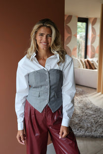 Suit corset Steijn | Light grey | Refined Department