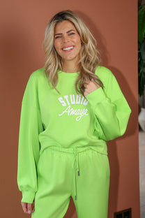 Sweater Betty | Lime | Studio Amaya