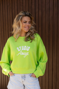 Sweater Betty | Lime | Studio Amaya