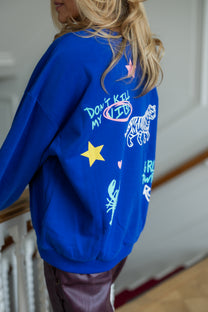 Sweater Dream on | Blue | Studio Poespas