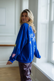 Sweater Dream on | Blue | Studio Poespas