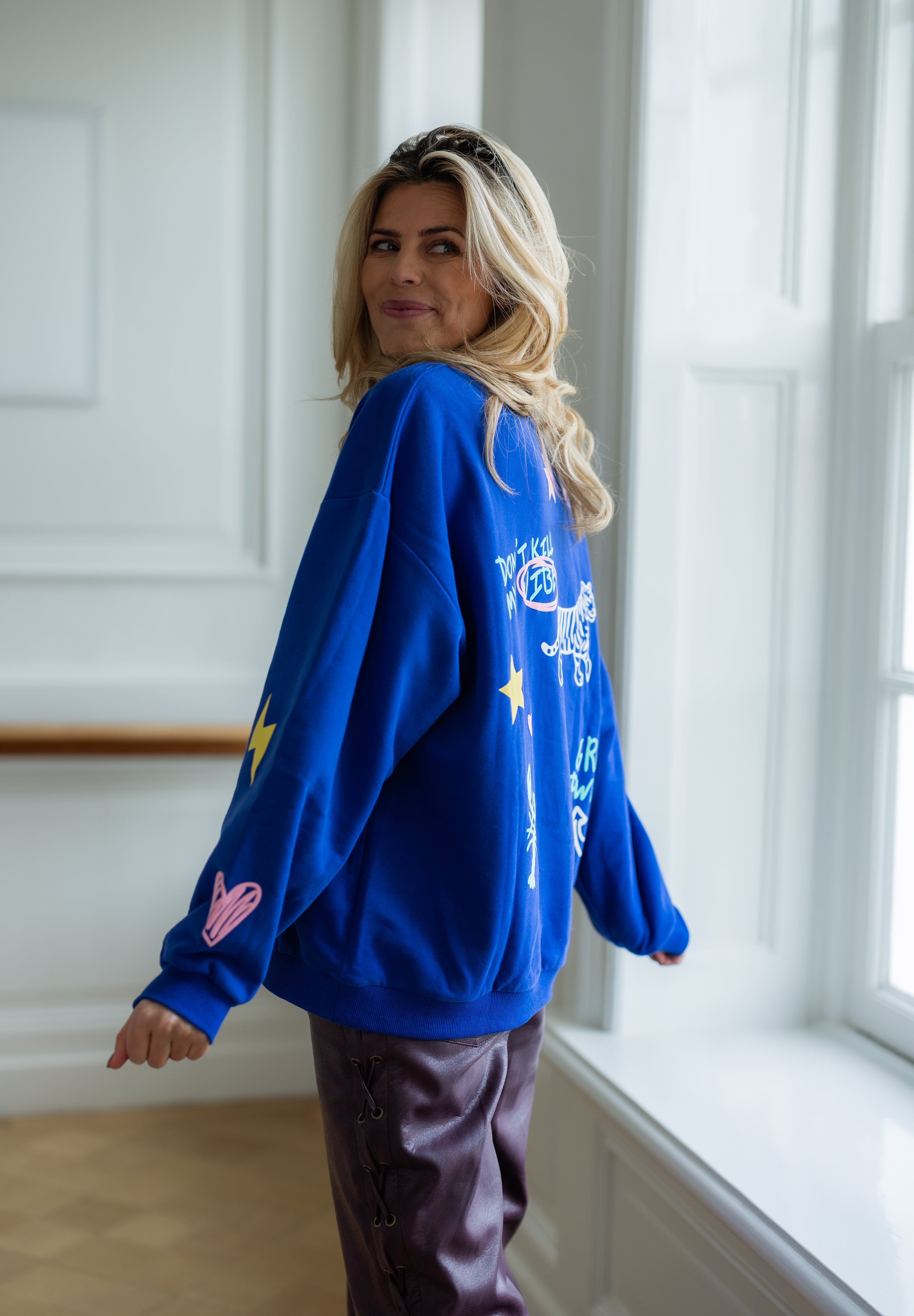 Sweater Dream on | Blue | Studio Poespas