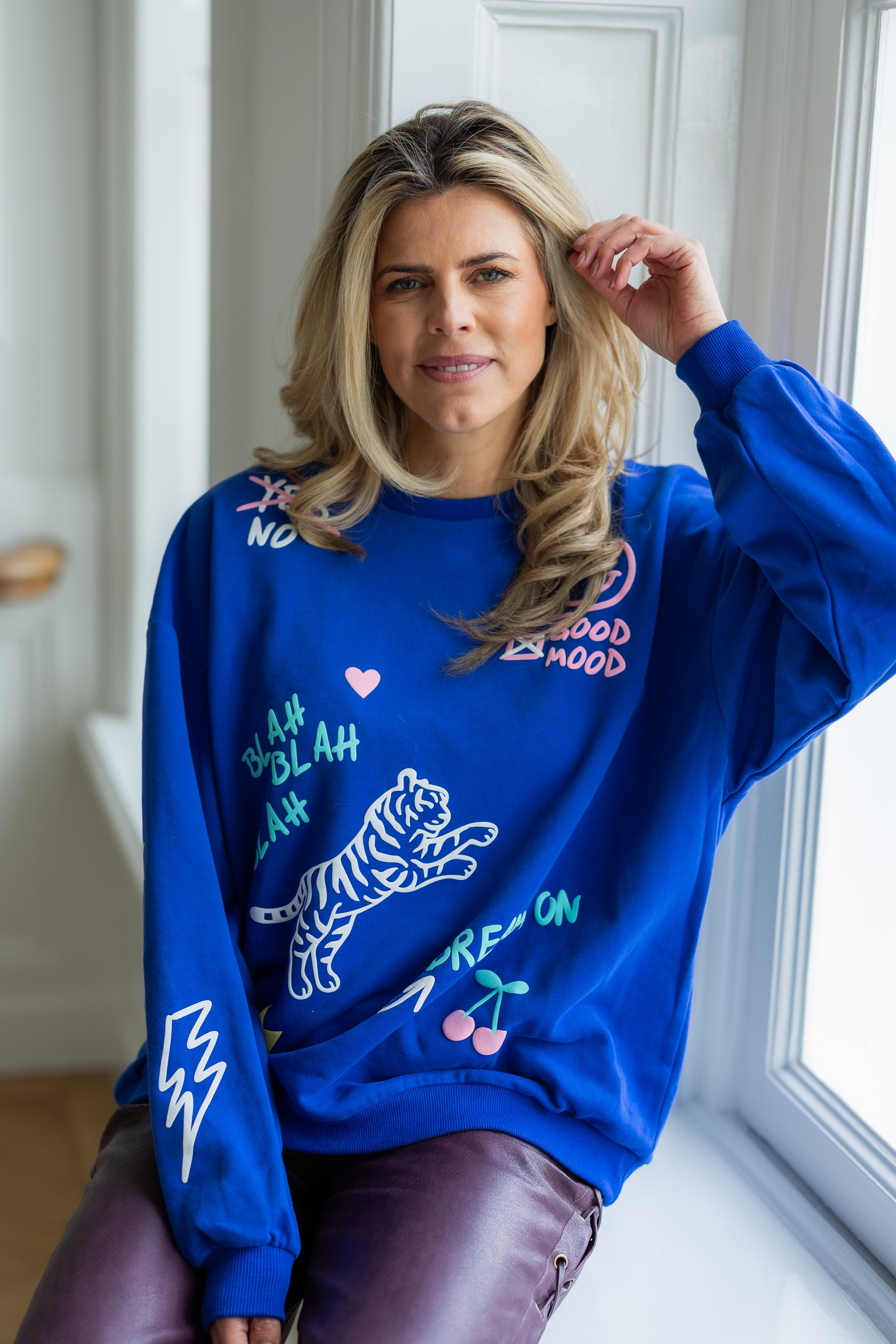 Sweater Dream on | Blue | Studio Poespas