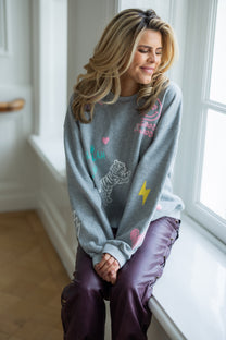 Sweater Dream on | Grey | Studio Poespas