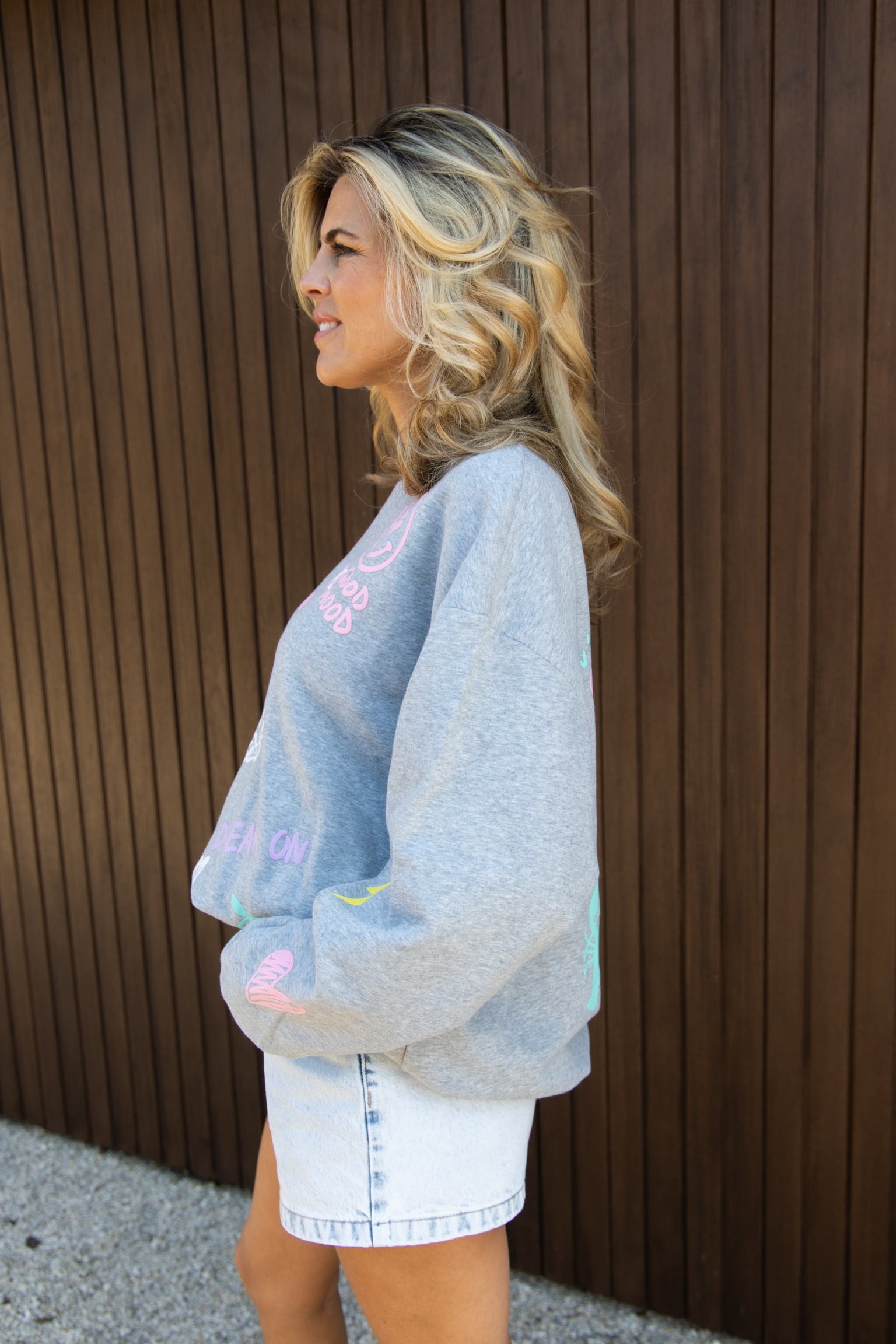 Sweater Dream on | Grey | Studio Poespas