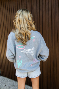 Sweater Dream on | Grey | Studio Poespas