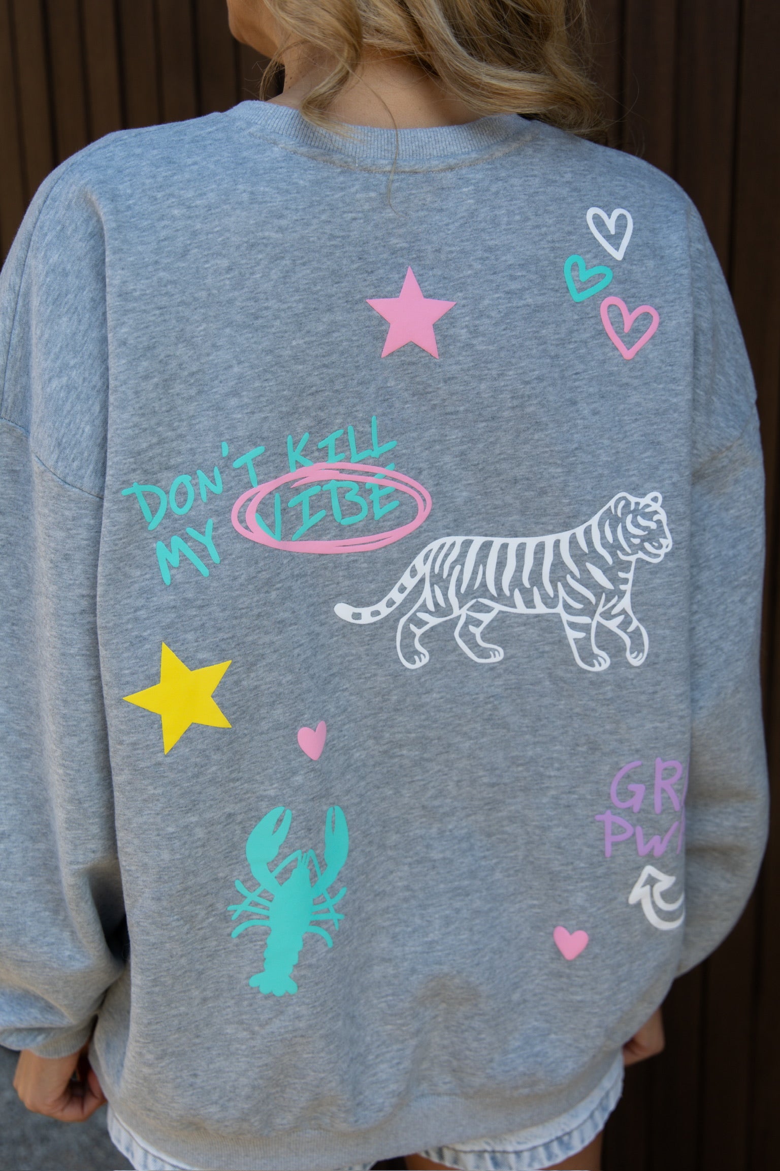 Sweater Dream on | Grey | Studio Poespas