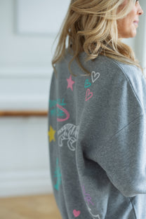 Sweater Dream on | Grey | Studio Poespas
