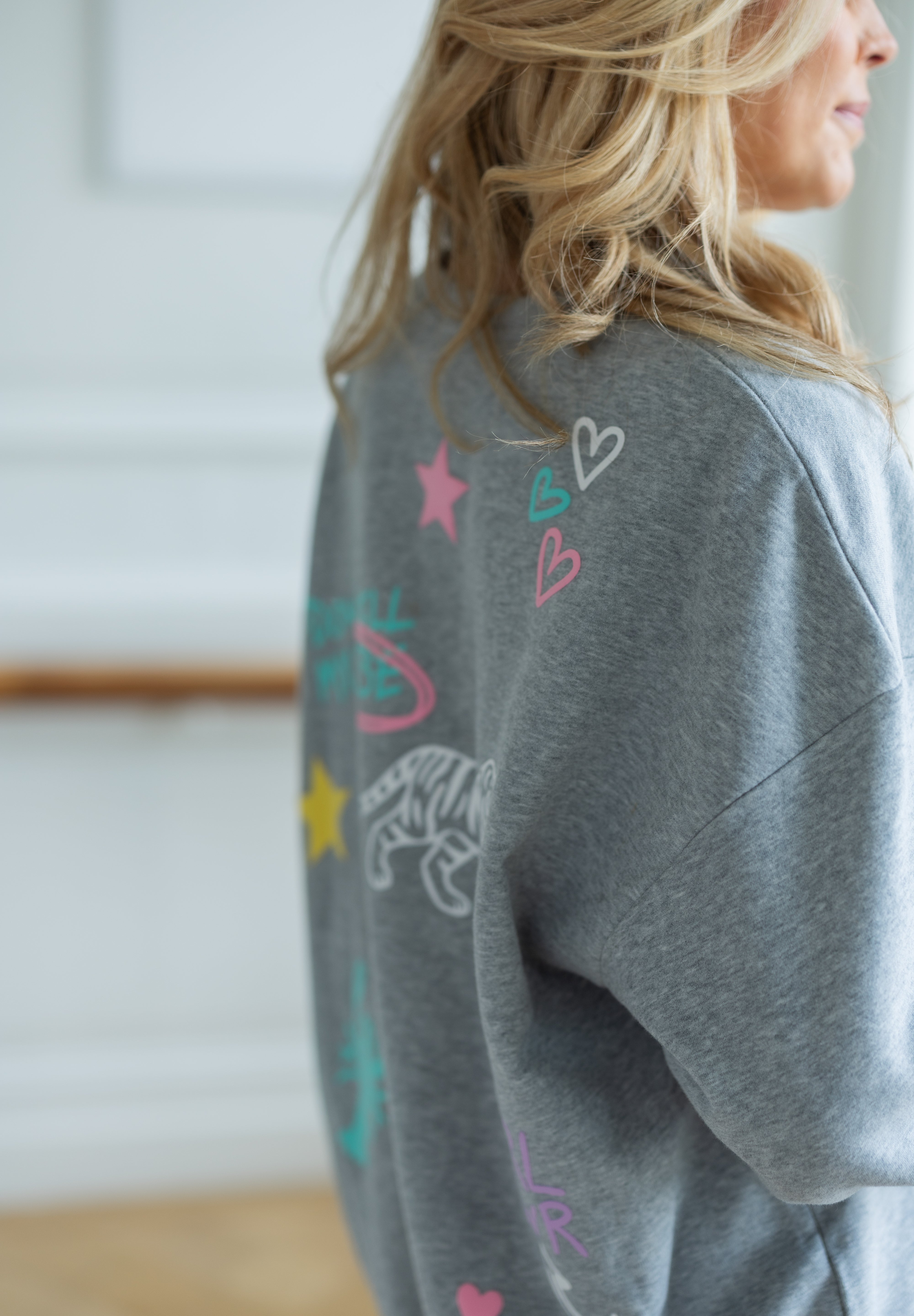 Sweater Dream on | Grey | Studio Poespas