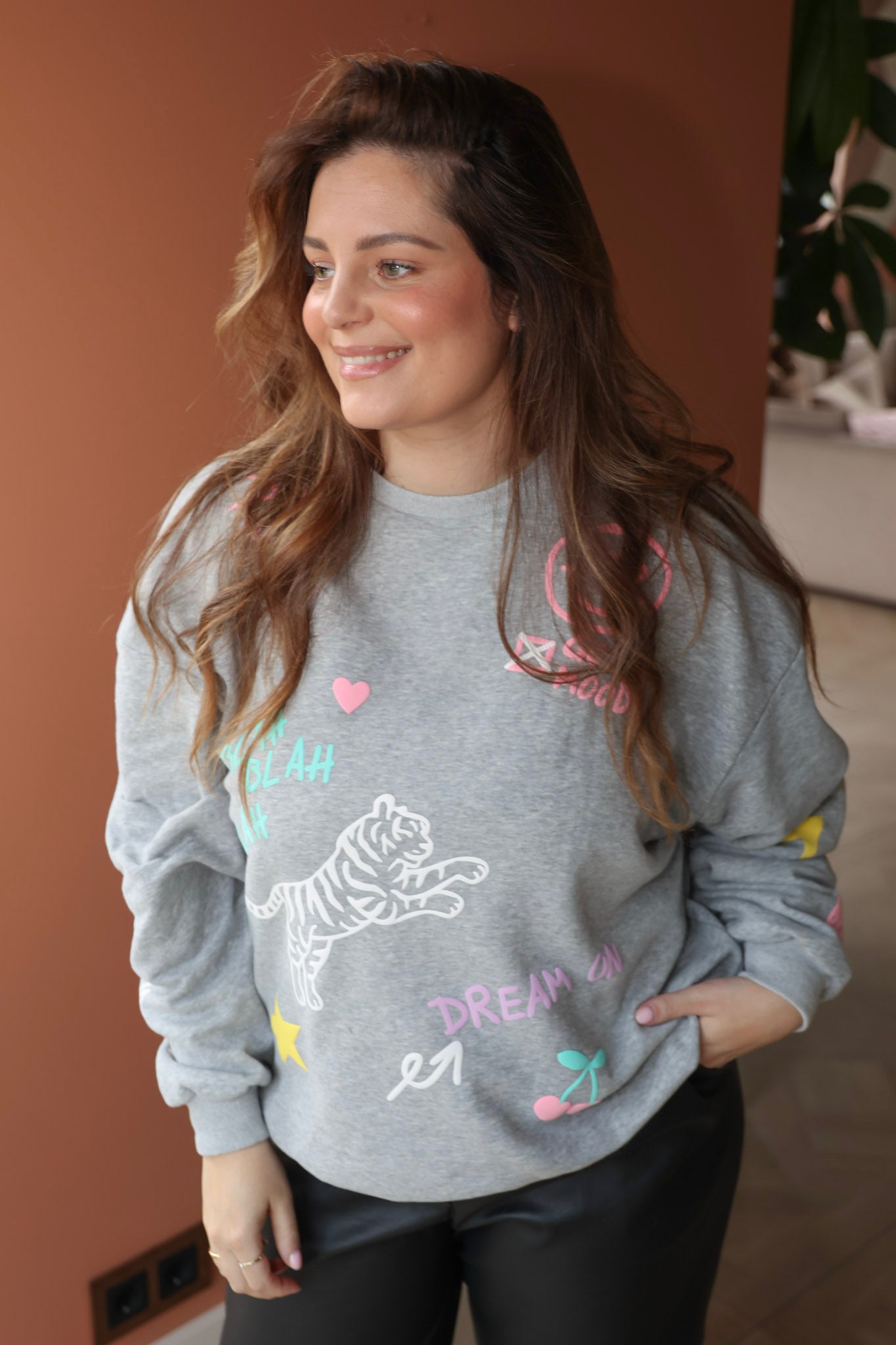 Sweater Dream on | Grey | Studio Poespas