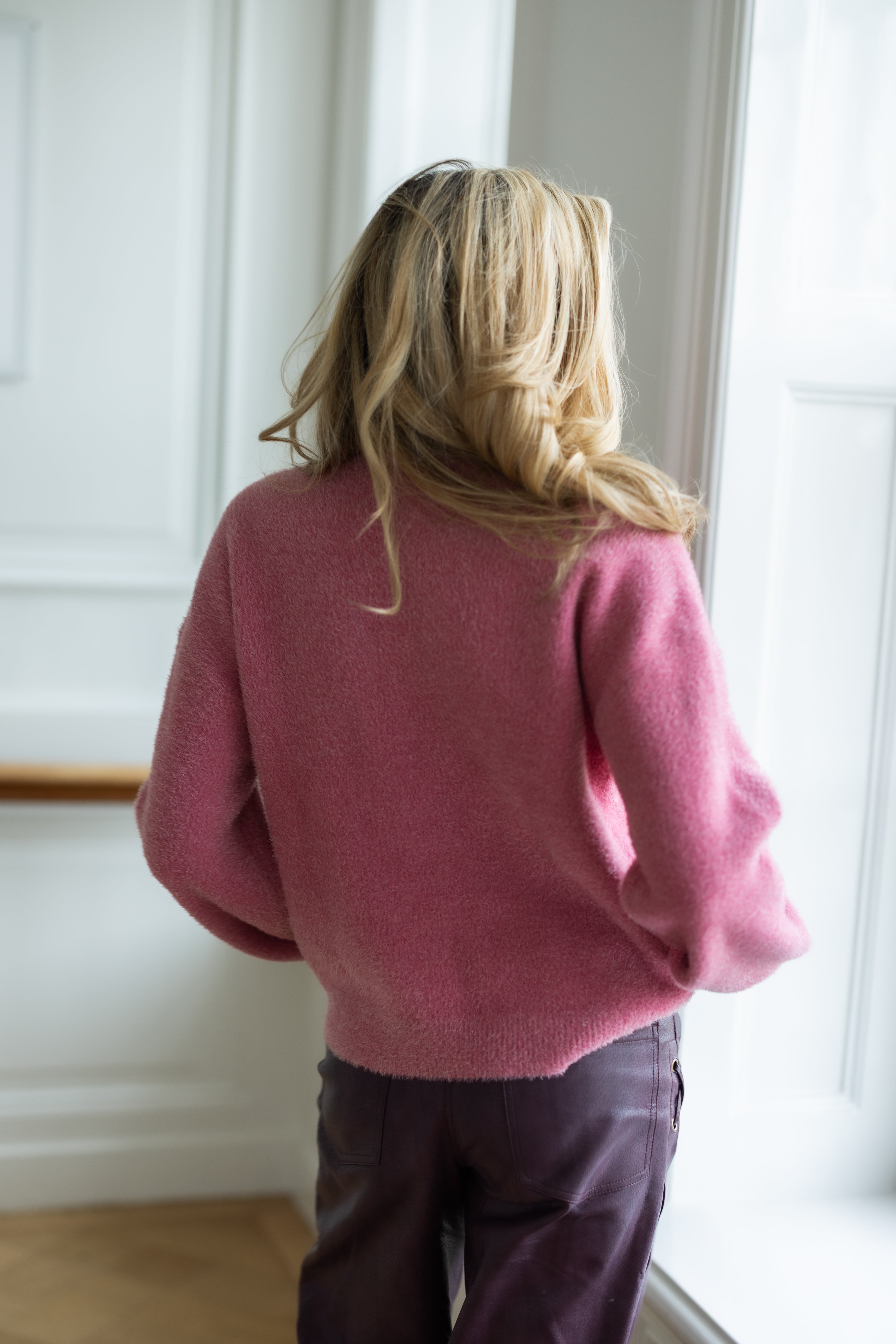 Sweater Fluffy | Framboise | Studio Poespas