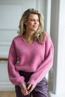 Sweater Fluffy | Framboise | Studio Poespas